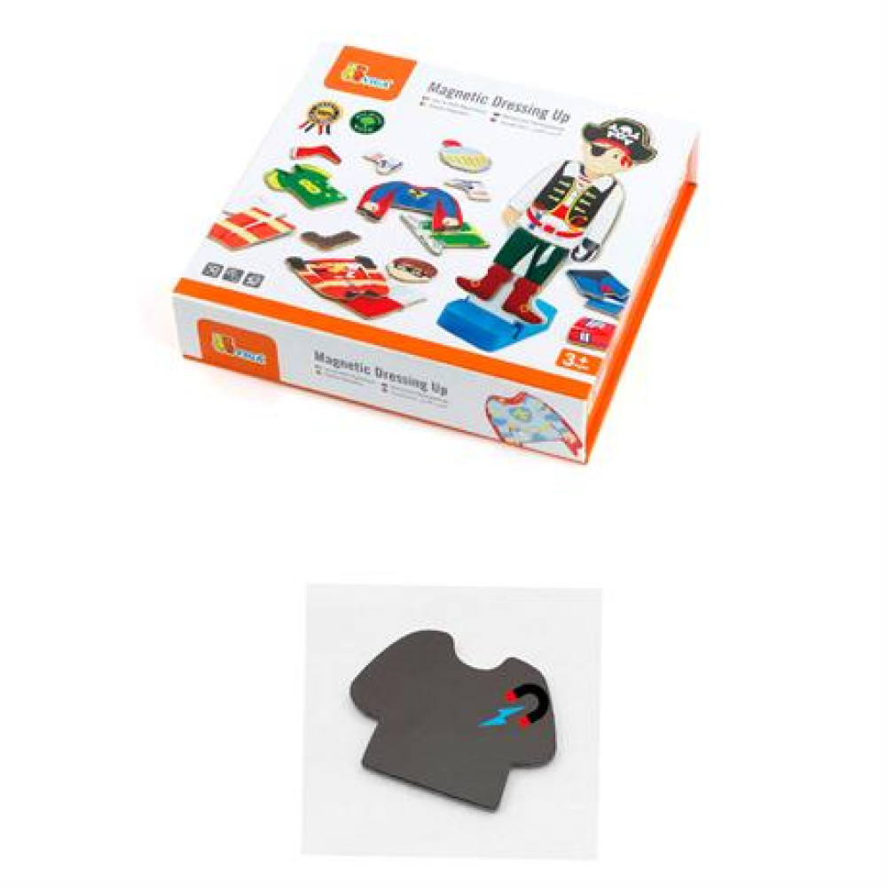Набір магнітів Viga Toys Гардероб хлопчика