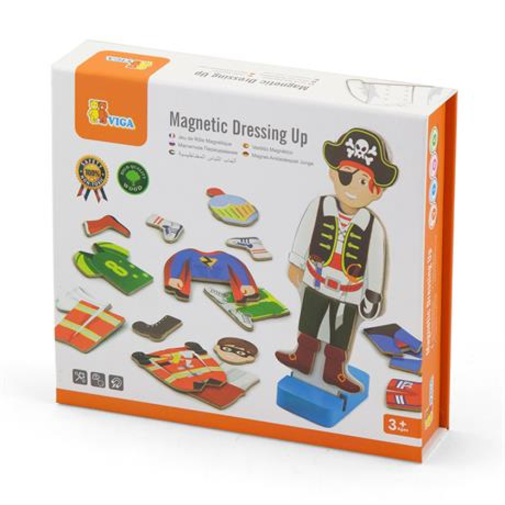 Набір магнітів Viga Toys Гардероб хлопчика