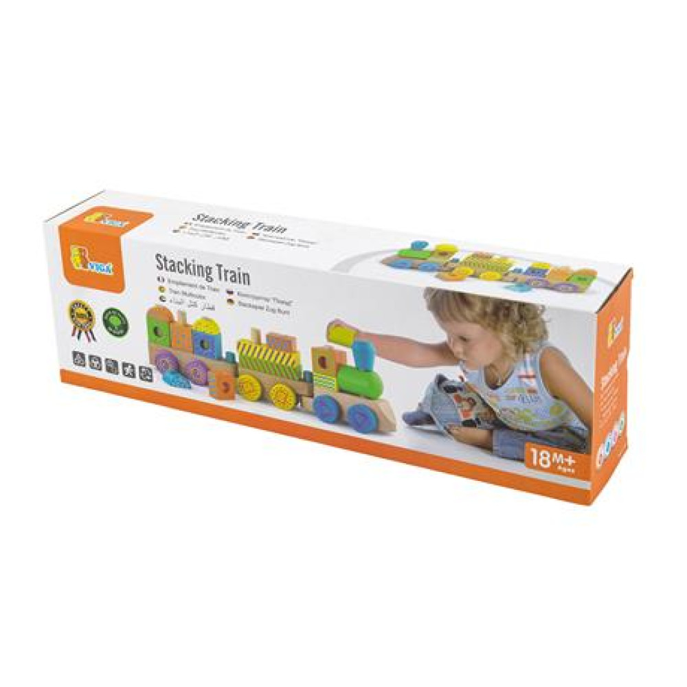 Потяг Viga Toys Кубики