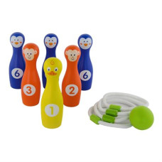 Игровой набор Viga Toys 2-в-1 Боулинг и кольцо 50665