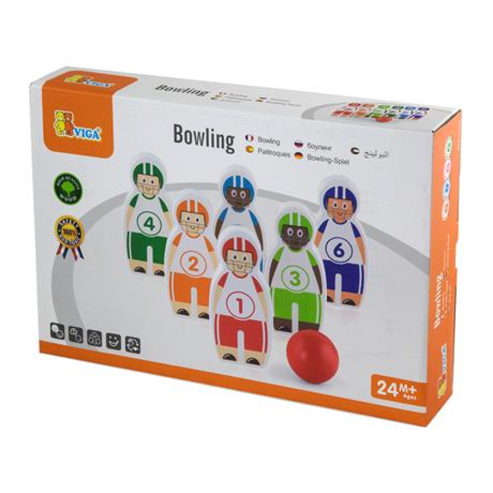 Ігровий набір Viga Toys Боулінг 50666