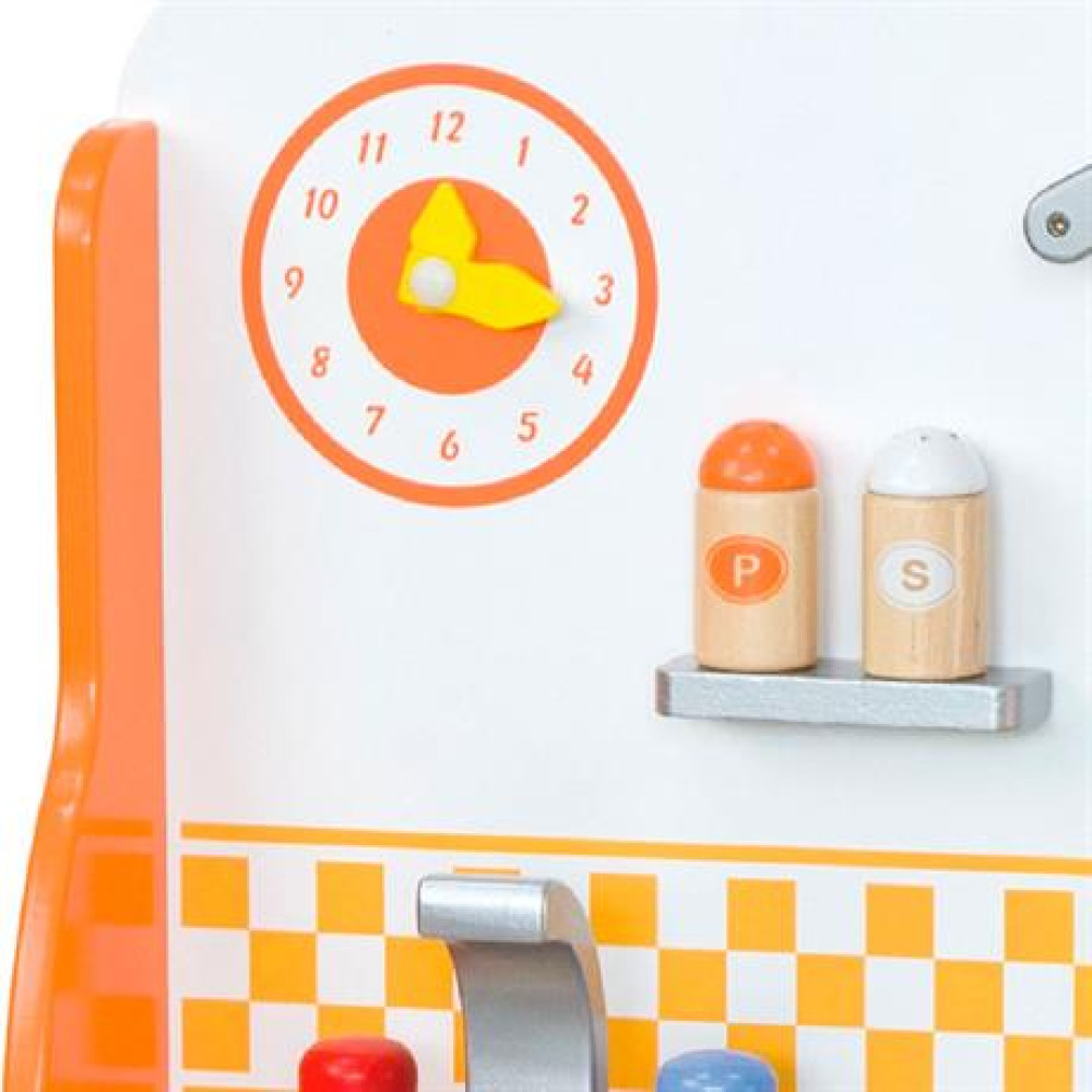 Дитяча кухня Viga Toys з посудом 50957FSC