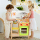 Дитяча кухня Viga Toys з посудом 50957FSC