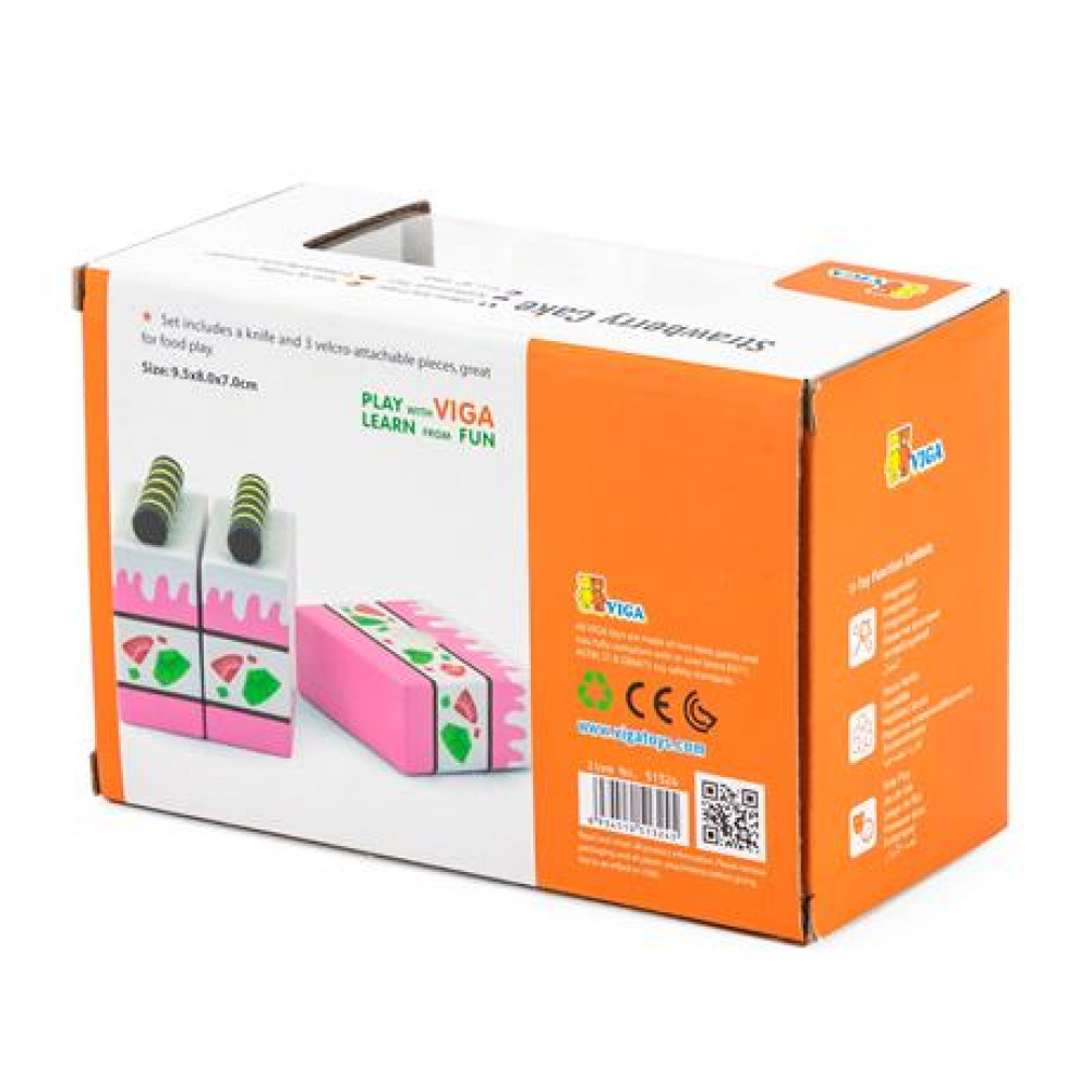 Іграшкові продукти Viga Toys Полуничний торт