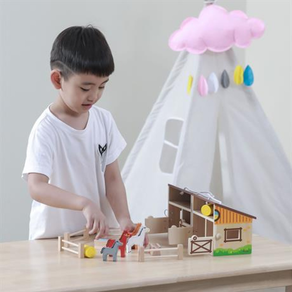 Ігровий набір Viga Toys Будиночок-ферма