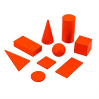 Навчальний набір Viga Toys Геометричні тіла та фігури