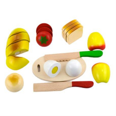 Игрушечные продукты Viga Toys Нарезанная еда 56219