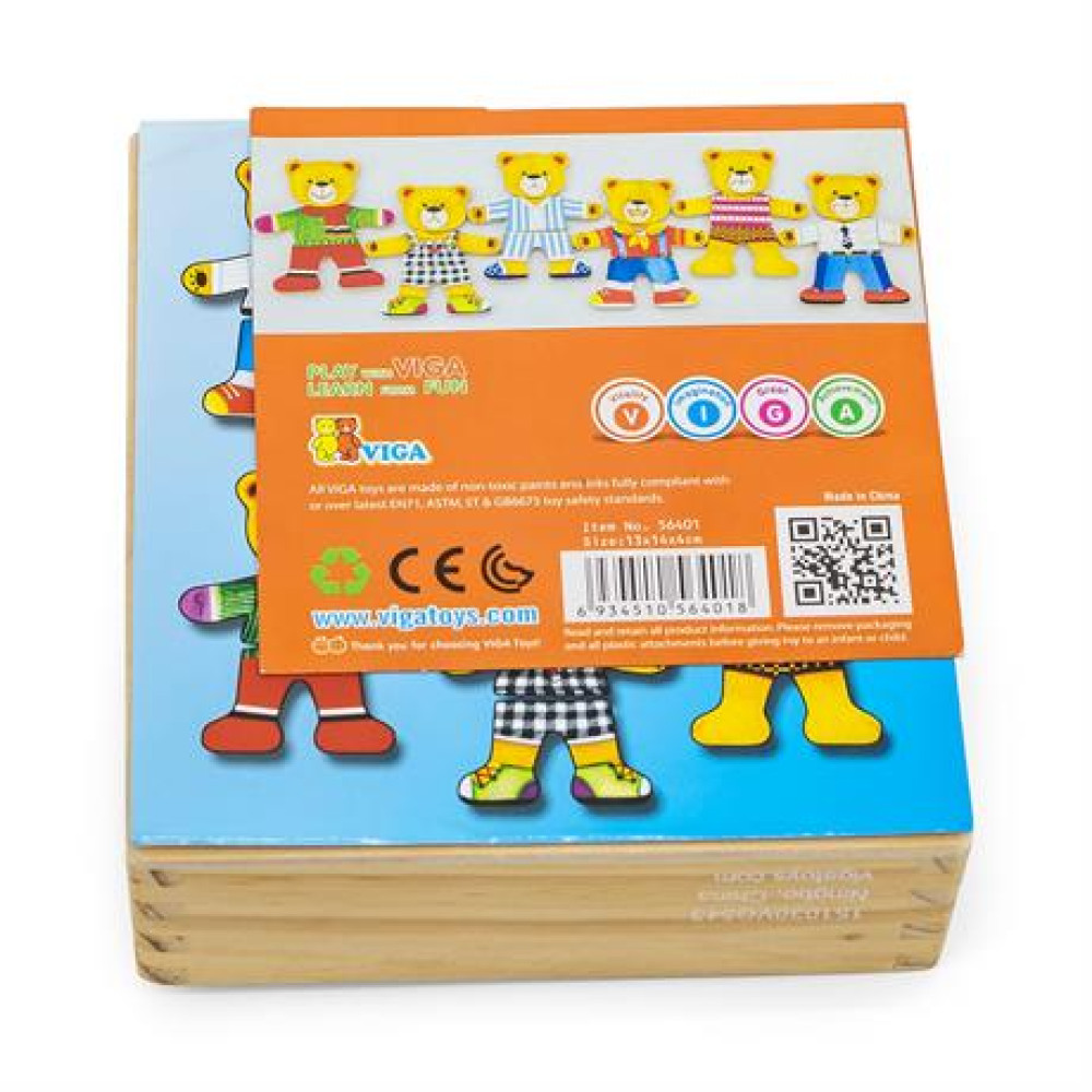 Ігровий набір Viga Toys Гардероб ведмедика