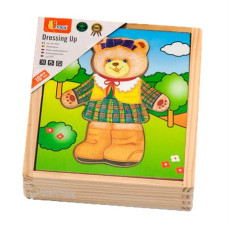 Игровой набор Viga Toys Гардероб медведицы