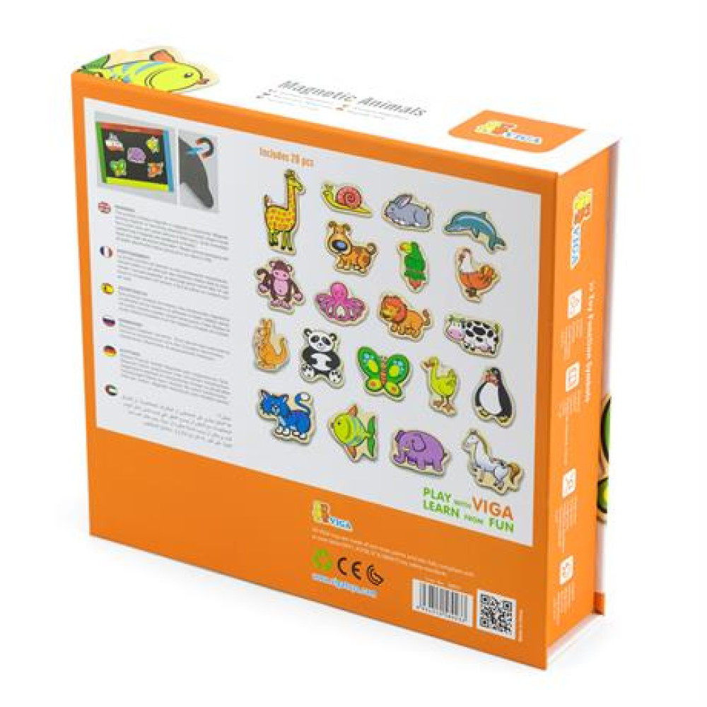 Набір магнітів Viga Toys Звірята