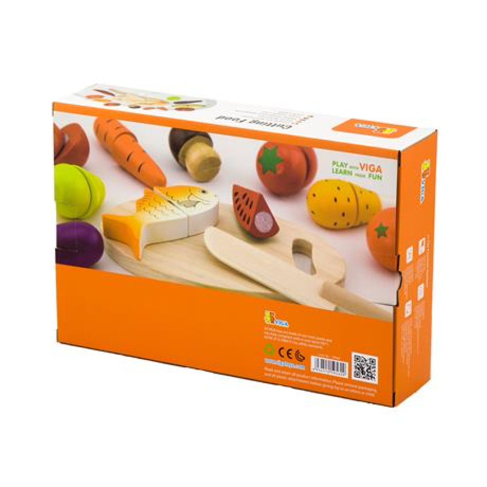 Іграшкові продукти Viga Toys Нарізана їжа 59560