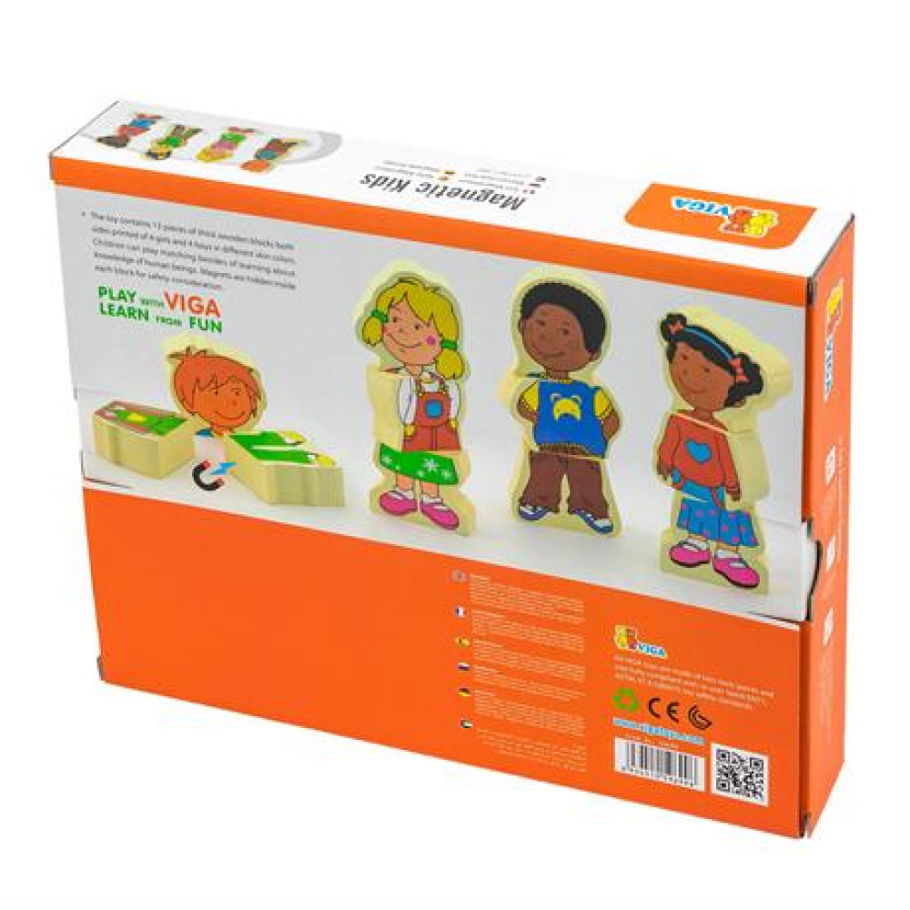 Набір магнітних фігурок Viga Toys Діти