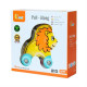 Деревянная каталка Viga Toys Лев (50090)