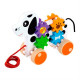 Дерев'яна каталка Viga Toys Собачка з шестернями (50977)