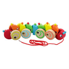 Деревянная каталка Viga Toys Гусеничка (59950)