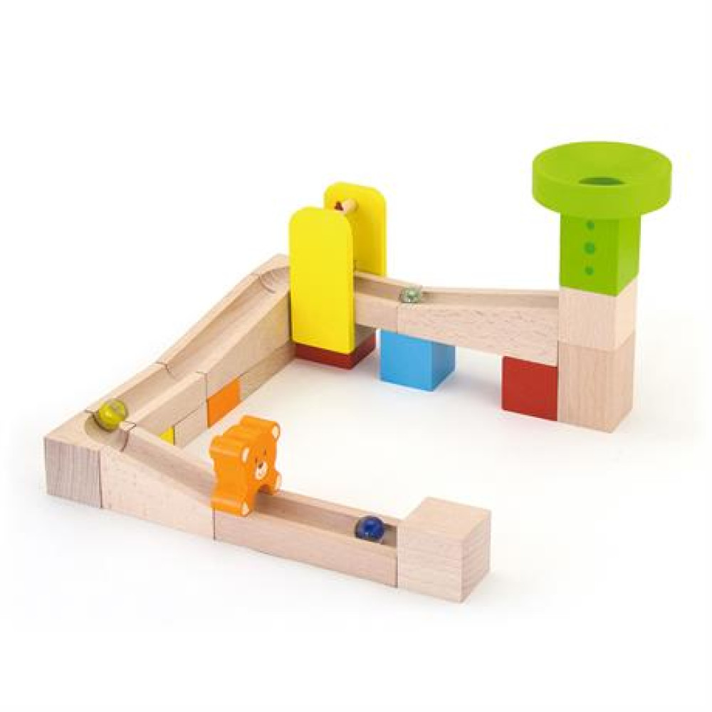Дерев'яний конструктор Viga Toys Marble Run Гірки для кульок 51619