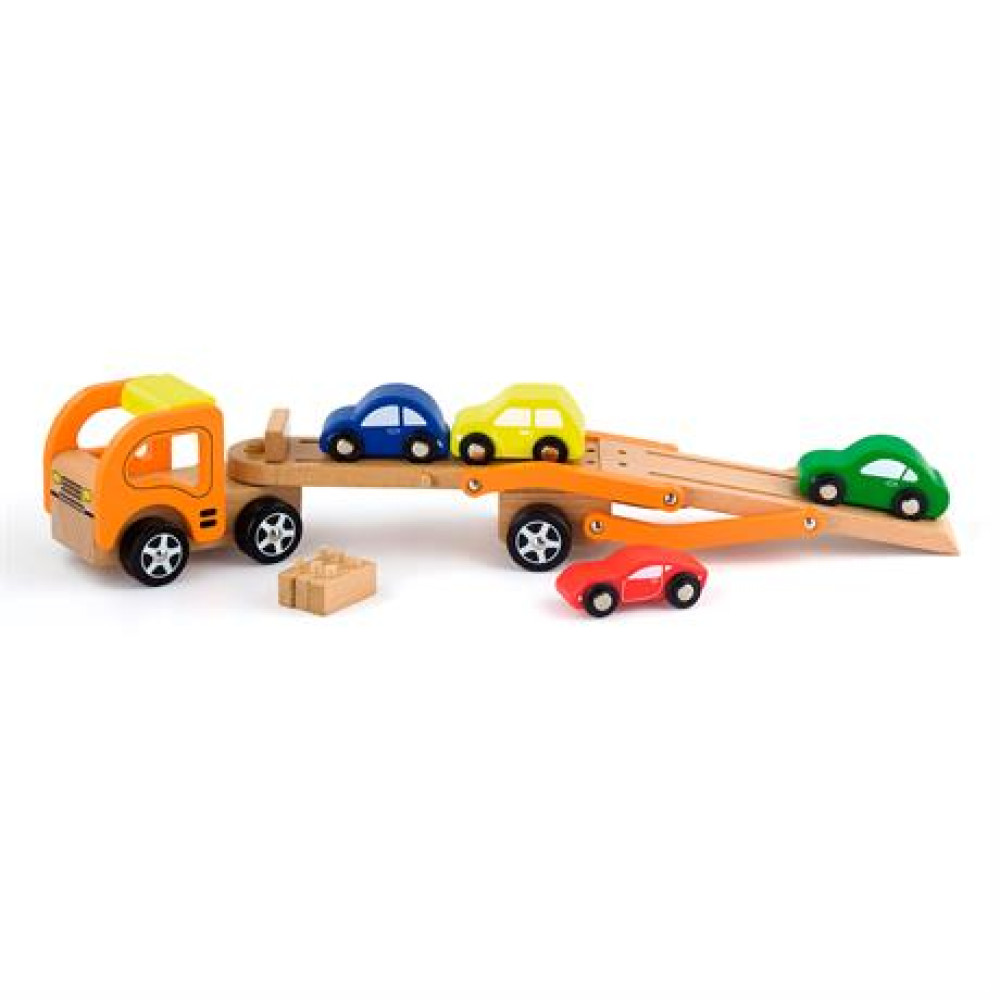 Іграшкова машинка Viga Toys Автотрейлер