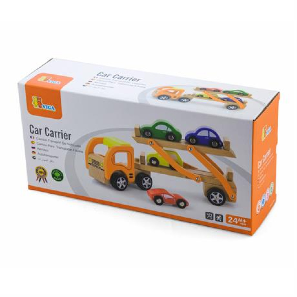Іграшкова машинка Viga Toys Автотрейлер