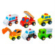 Набір іграшкових машинок Viga Toys Спецтранспорт