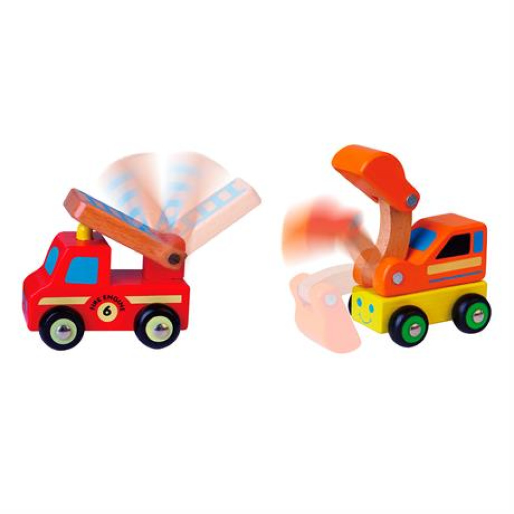 Набір іграшкових машинок Viga Toys Спецтранспорт