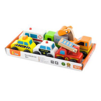 Набір іграшкових машинок Viga Toys Спецтранспорт