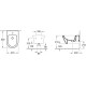 Біде підвісне Villeroy and Boch Omnia architectura Design 54840001