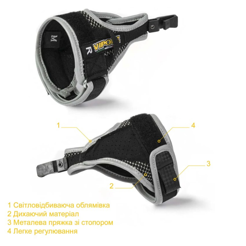 Палки для скандинавской ходьбы Vipole Vario Top-Click QL K.T. Dark DLX (S18 56) (925374)