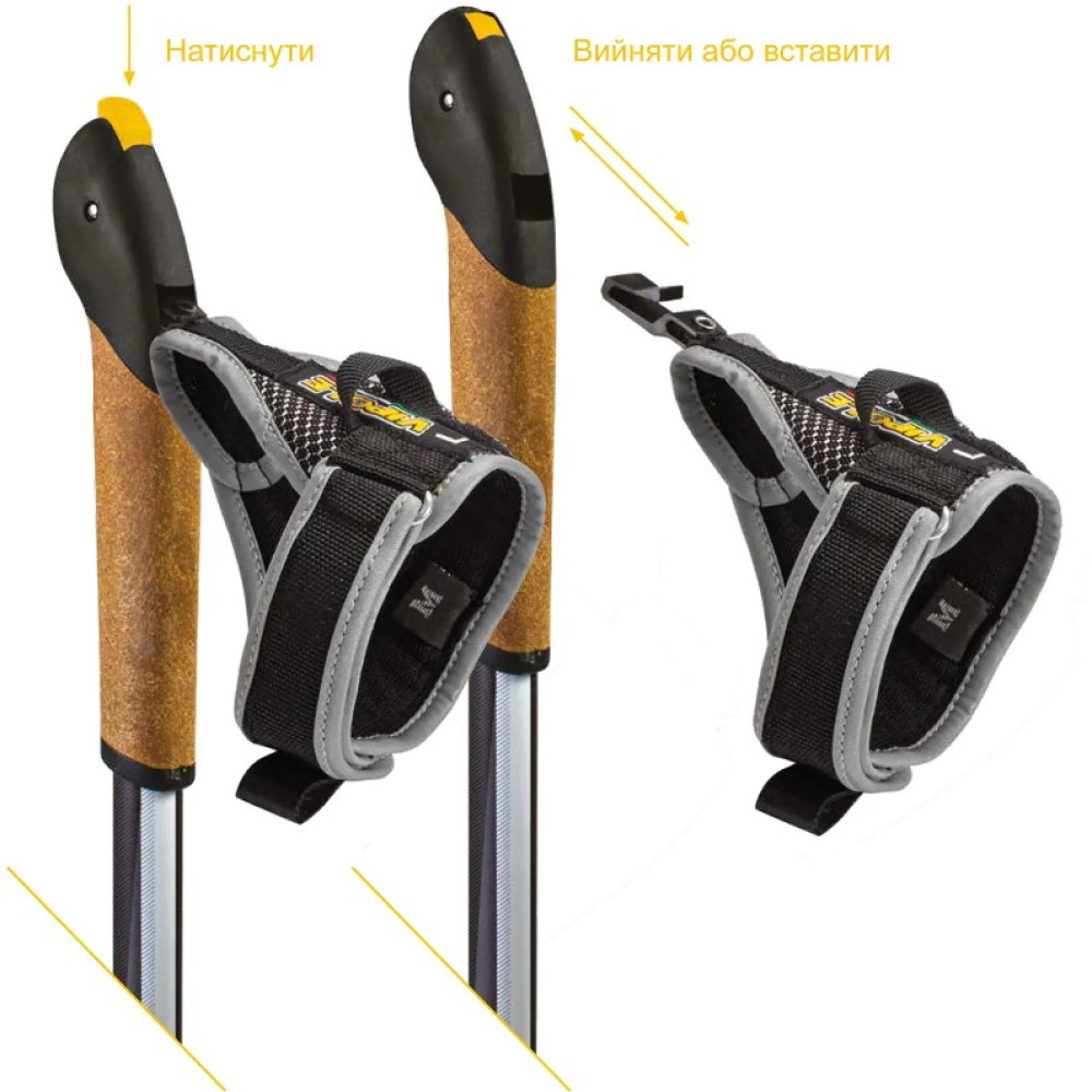 Палиці для скандинавської ходьби Vipole Vario Top-Click Novice (S19 51) (926640)