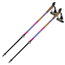 Палки для скандинавской ходьбы Vipole Vario Top-Click QL Violet DLX (P19427) (927593)