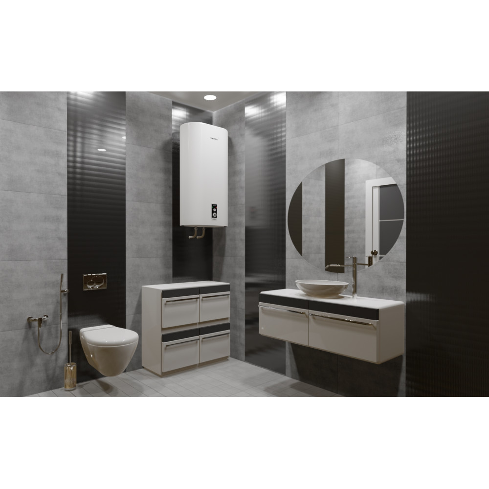 Водонагреватель WILLER Grand 2,0 кВт, "сухой" ТЭН, 30 л, прямоугольный, вертикальный, белый (EV30DR)