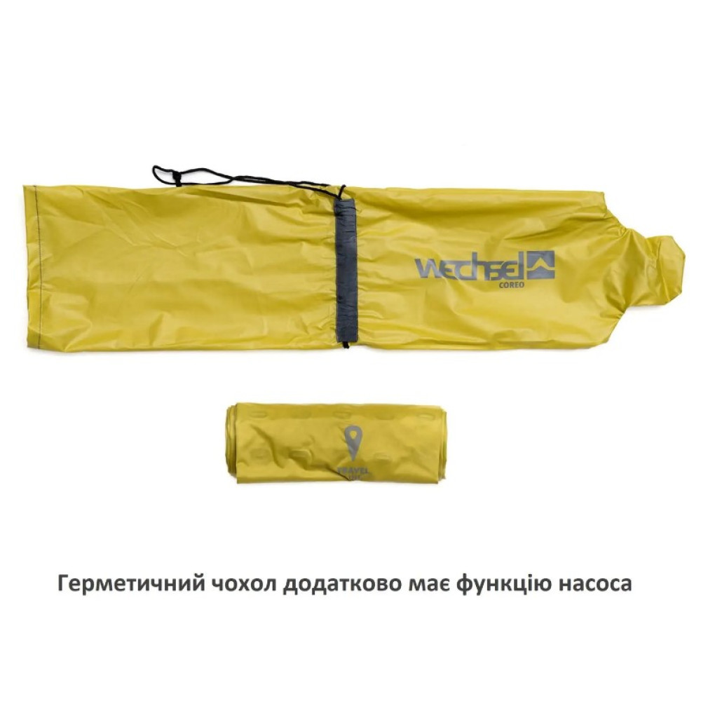 Килимок надувний Wechsel Coreo Double-Tube TL Lemon/Grey (233122) (DAS301741)