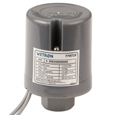 Реле давления Wetron 1.5кВт 1.4-2.2 бар цилиндр (гайка) (779729)