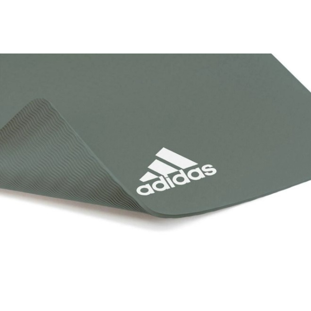 Килимок для йоги Adidas Yoga Mat темно-зелений Уні 176 х 61 х 0,8 см ADYG-10100RG