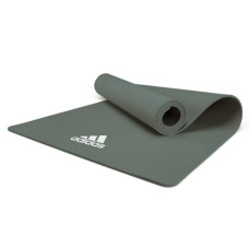 Коврик для йоги Adidas Yoga Mat темно-зеленый Уни 176 х 61 х 0,8 см ADYG-10100RG