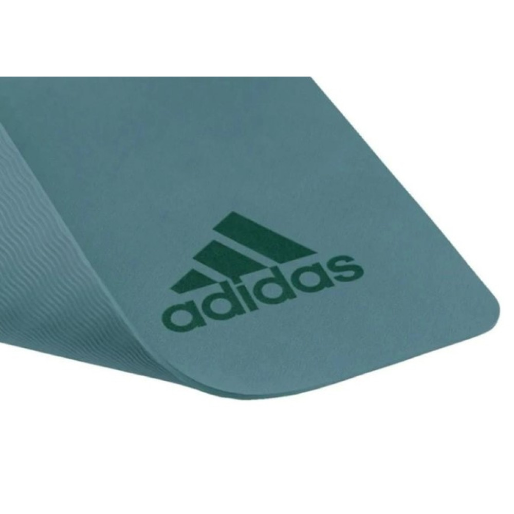 Килимок для йоги Adidas Premium Yoga Mat темно-зелений Уні 176 х 61 х 0,5 см ADYG-10300RG