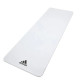 Коврик для йоги Adidas Yoga Mat белый Уни 176 х 61 х 0,8 см ADYG-10100WH