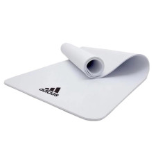 Коврик для йоги Adidas Yoga Mat белый Уни 176 х 61 х 0,8 см ADYG-10100WH