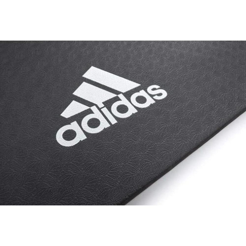Килимок для йоги Adidas Yoga Mat чорний Уні 176 х 61 х 0,8 см ADYG-10100BK