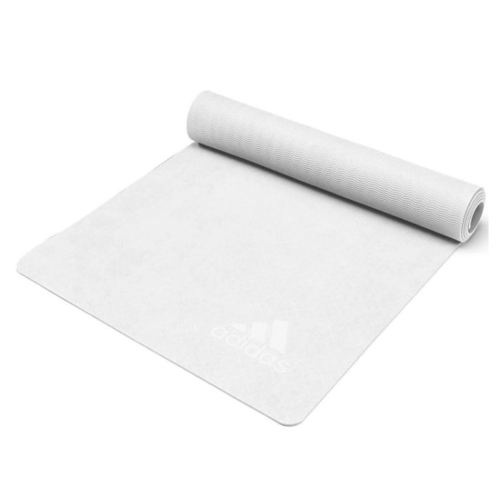 Килимок для йоги Adidas Premium Yoga Mat білий Уні 176 х 61 х 0,5 см ADYG-10300WH