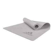 Коврик для йоги Adidas Premium Yoga Mat серый Уни 176 х 61 х 0,5 см ADYG-10300GR