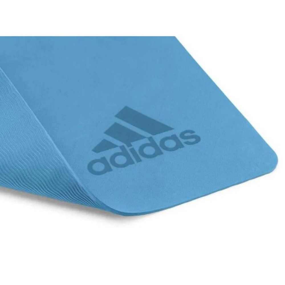 Килимок для йоги Adidas Premium Yoga Mat блакитний Уні 176 х 61 х 0,5 см ADYG-10300GB