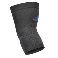 Фіксатор ліктя Adidas Performance Elbow Support чорний, синій Уні S ADSU-13331BL