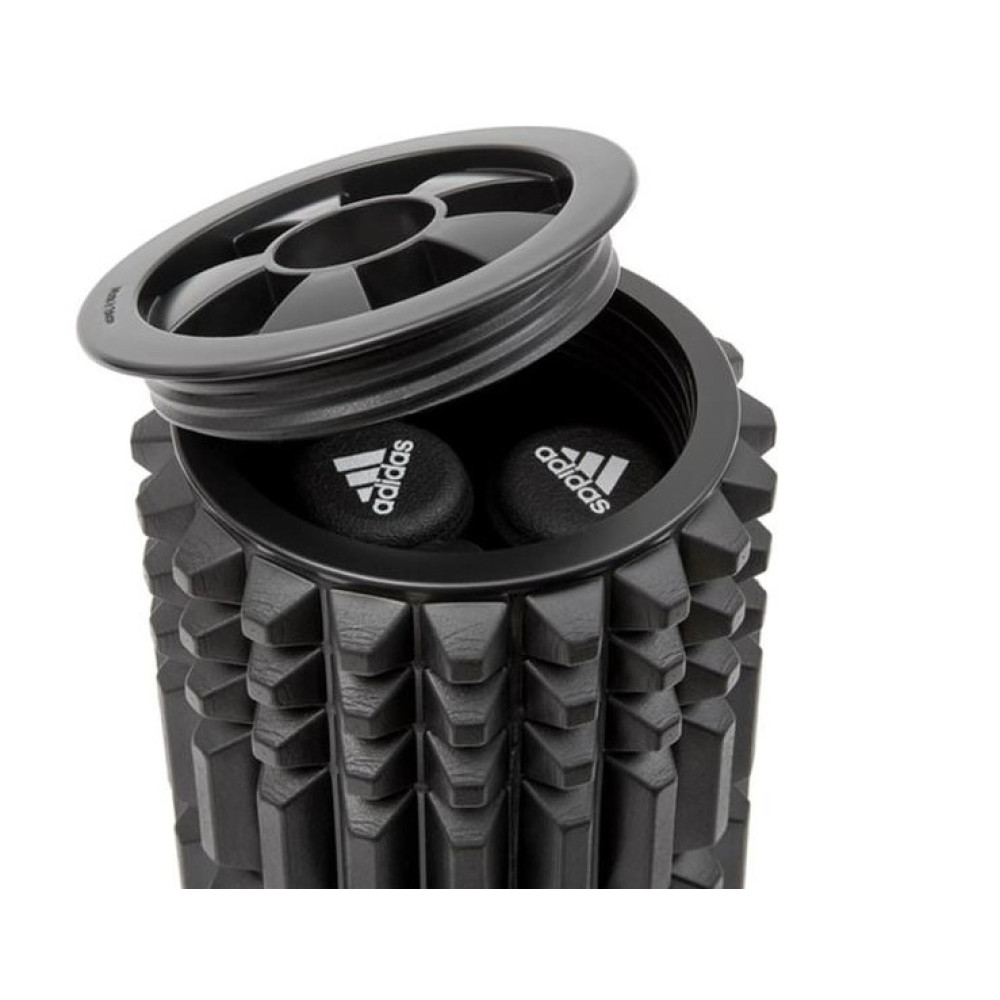 Ролик для фітнесу Adidas Foam Ab Roller чорний Уні 44 x 12,8 x 12,8 см ADAC-11405 