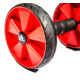 Ролики для пресу Adidas Core Rollers чорний, червоний Уні One Size ADAC-11604