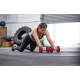 Ролики для пресу Adidas Core Rollers чорний, червоний Уні One Size ADAC-11604