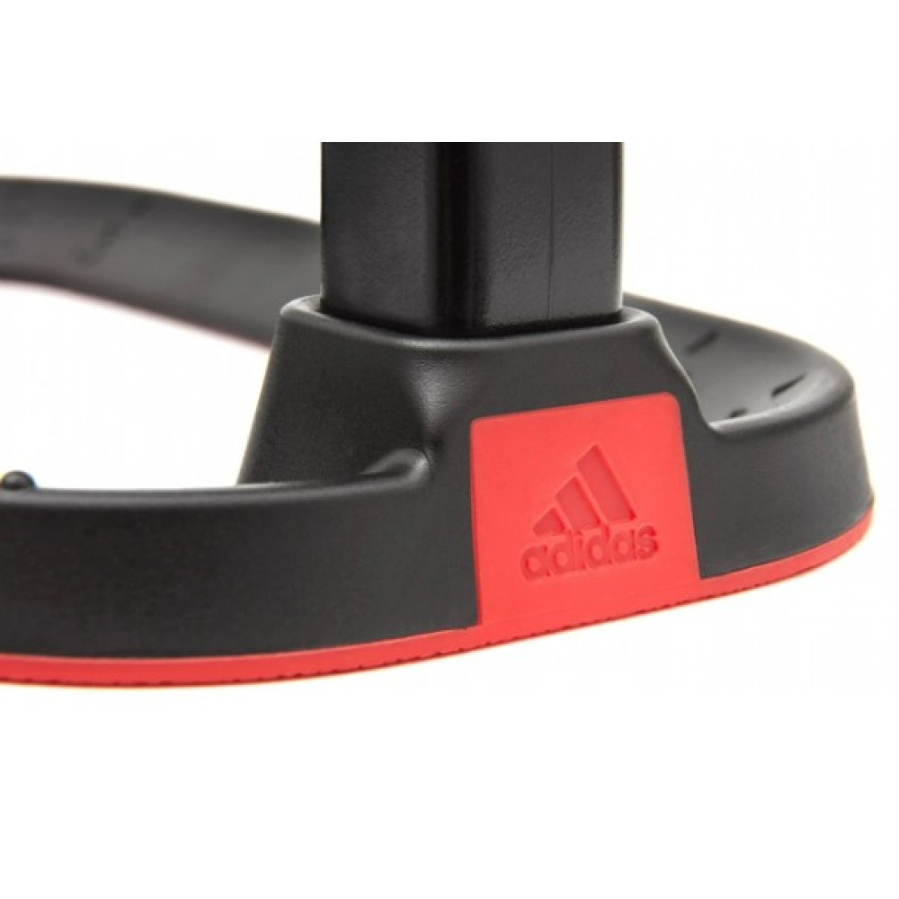 Упори для віджимання Adidas Performance Push Up Bars чорний, червоний Уні 20,7 x 13 x 11,7 см ADAC-12232