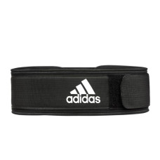 Пояс для тяжелой атлетики Adidas Essential Weightlifting Belt черный Уни XS (62-75 см) ADGB-12252
