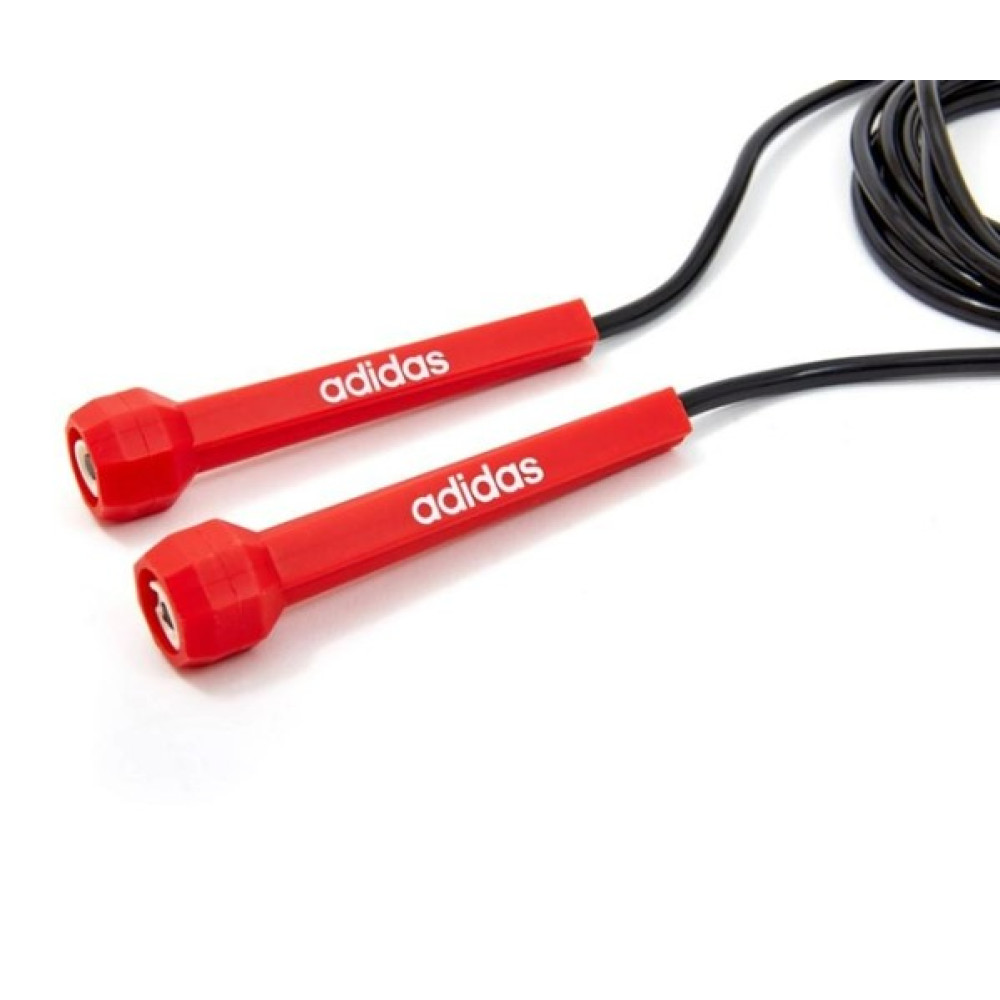 Скакалка Adidas Essential Skipping Rope чорний, червоний Уні 3 м ADRP-11017