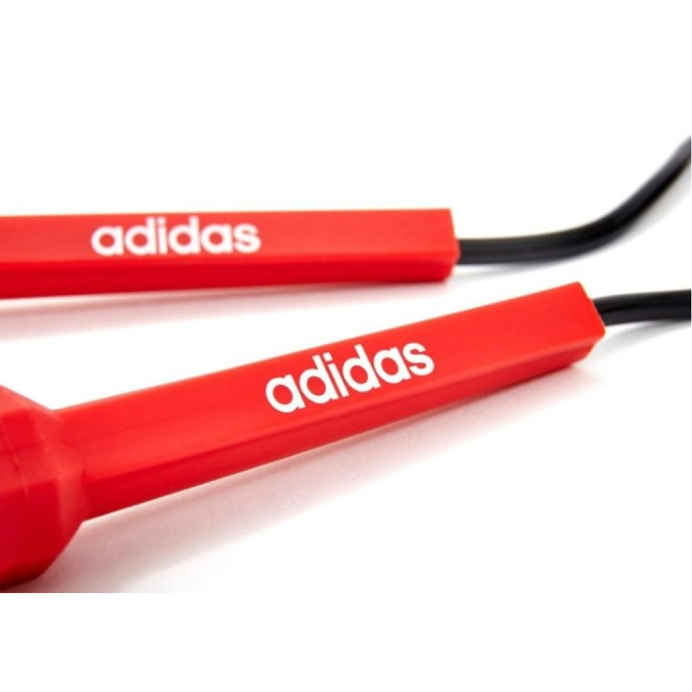 Скакалка Adidas Essential Skipping Rope чорний, червоний Уні 3 м ADRP-11017