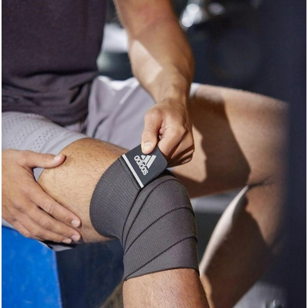 Фіксатор універсальний Adidas Universal Support Wrap Long сірий Уні (139 x 8 x 0,2 см) ADSU-13373